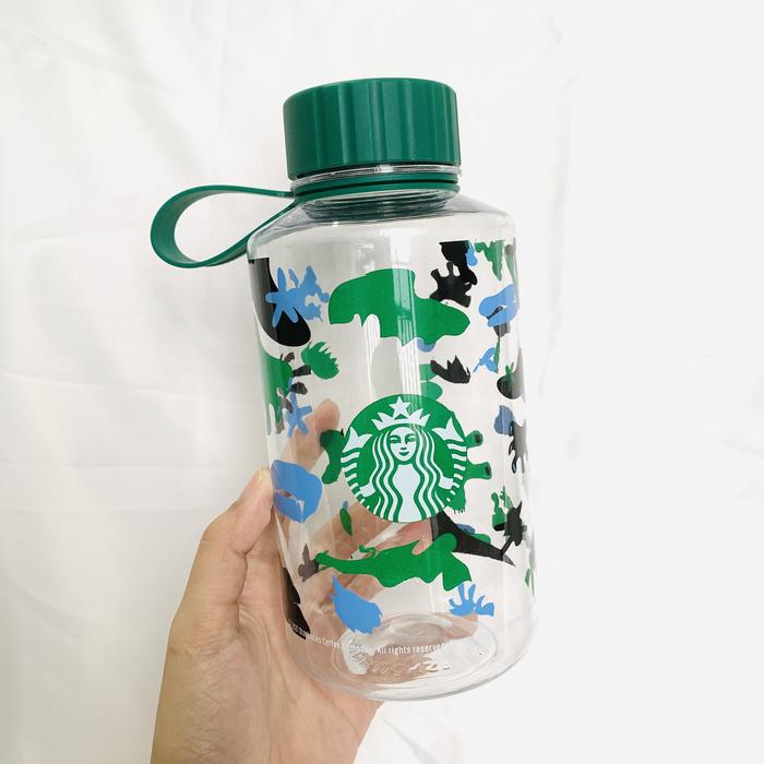 Gambar Starbucks Tumbler Kreaby original Reuseable Cup 1L MOTIF ABSTRAK dari meiluis undefined Tokopedia