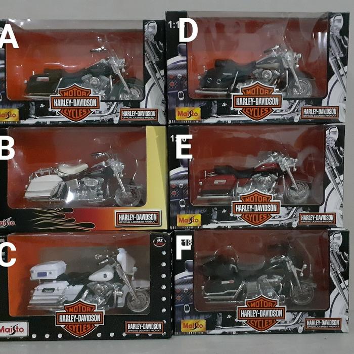 Jual Diecast Maisto Motor Cycle Harley 