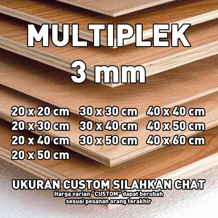Jual MULTIPLEK / TRIPLEK 3 MM berbagai UKURAN CUSTOM - CUSTOM - Jakarta ...