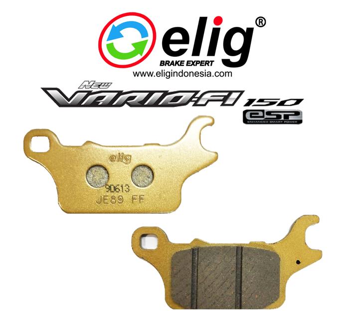 Gambar Dispad Kampas Rem Elig EM 381 Genio, All New Vario 125 / 150 dari Sumber Jaya Motocare undefined Tokopedia