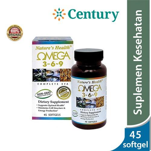 Jual NATURES HEALTH OMEGA 3-6-9 45 CAPS / Omega 3 / Suplemen Otak - Jakarta  Pusat - CENTURY HEALTHCARE | Tokopedia
