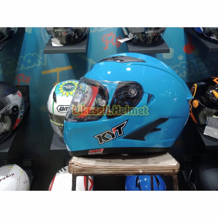 Jual Helm KYT Falcon FR Sky Blue 