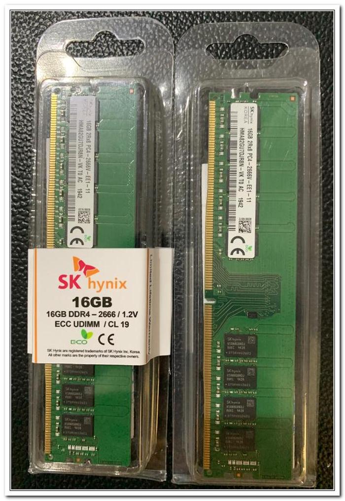 Sk Hynix 16Gb Hma82Gr7Afr8N Vk Ddr4 2666 Ecc Rdimm 2Rx8 Pc4 21300V