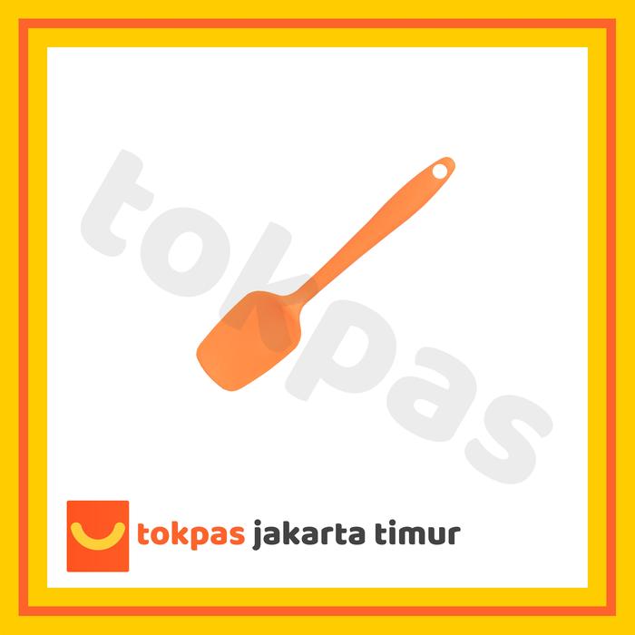Gambar Spatula / Sodet Silicone Baking Spatula Colorfull 21 cm - Orange dari Tokpas Jakarta Timur undefined Tokopedia