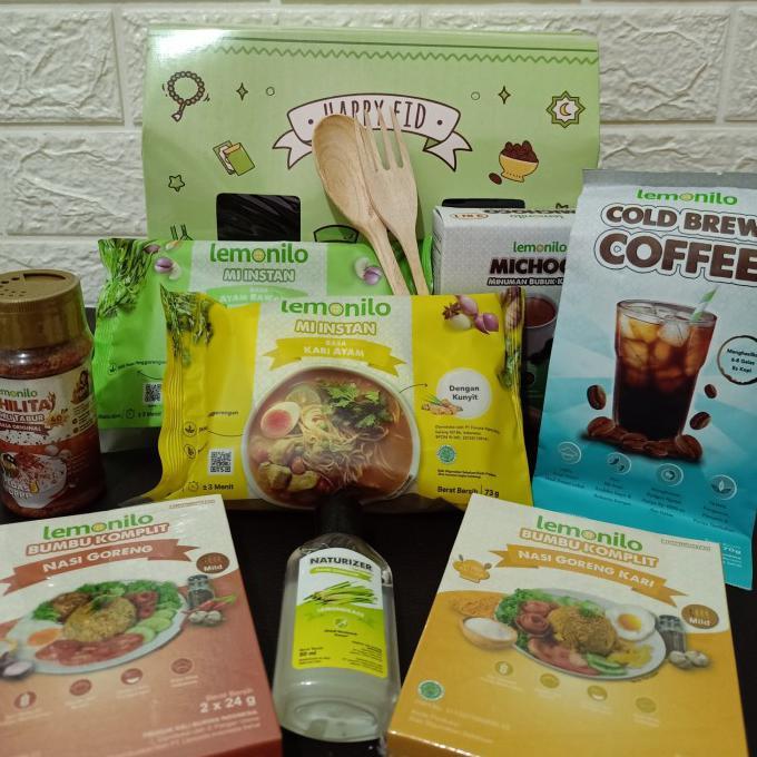 Gambar Paket Hampers Happy Eid 3 / Hampers Lebaran Lemonilo Argamart dari argamartyh undefined Tokopedia