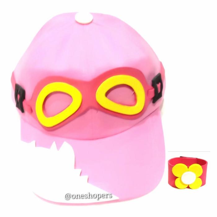 Gambar TOPI ANAK BOBOIBOY KARAKTER YAYA FREE GELANG/ TOPI YAYA BOBOIBOY - PINK dari One Shopers undefined Tokopedia