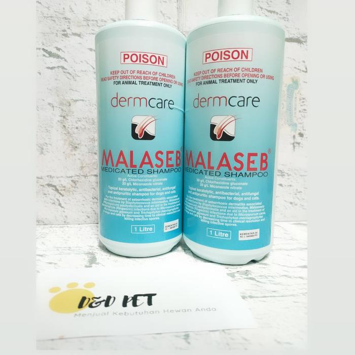 Gambar Shampoo Malaseb Medicated Shampoo Derm Care 1 Liter dari DD pet undefined Tokopedia