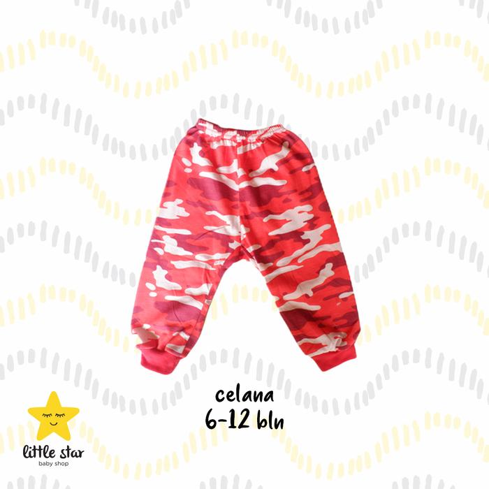 Gambar Y Lin Celana Army Anak| Motif Loreng Tentara - Merah, M dari Little Star Baby Shop_NEW undefined Tokopedia