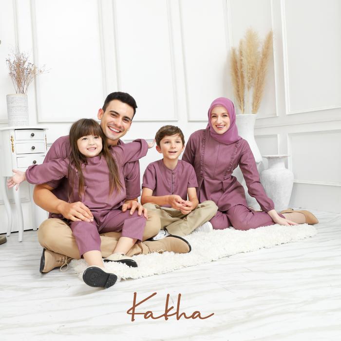 Gambar Kakha - Kareem Series (Lilac) -Sarimbit Keluarga Muslim - Set Tunik Anak, M dari Kakha Series undefined Tokopedia