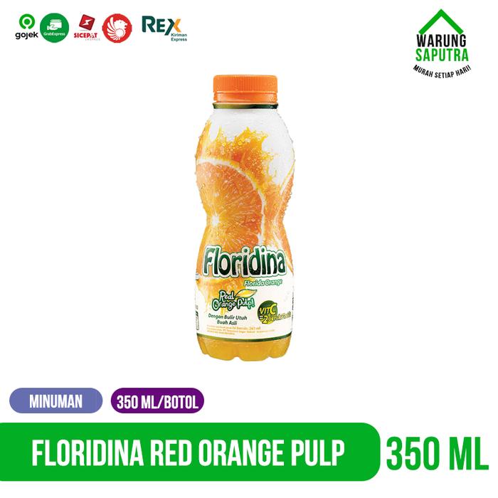 Gambar Floridina Bulir Jeruk Red Orange Pulp 350 mL Per Botol dari Warung Saputra undefined Tokopedia