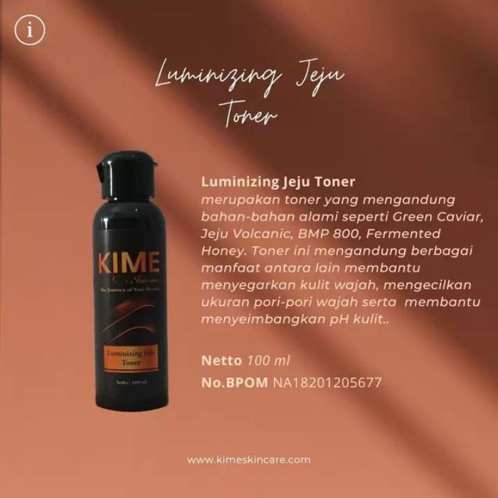 Gambar SABUN KIME skincare pemutih wajah dan badan - Toner dari Dewigeulis undefined 5 Tokopedia