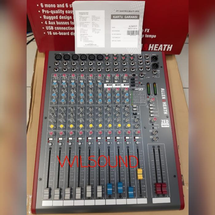 Jual MIXER ALLEN HEATH ZED 12FX ZED12FX ORIGINAL - Jakarta Barat 