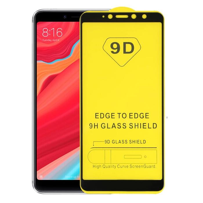 Gambar Tempered Glass 9D Xiaomi Redmi S2 Y2 Full Coverage Ultra HD - Hitam dari CASEHP88 undefined Tokopedia