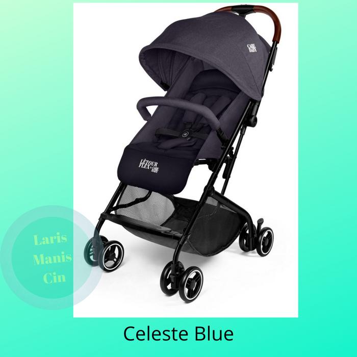 Gambar CARE BABY LETOUR FLEX STROLLER CABIN SIZE KERETA BAYI - Celeste Blue dari LARIS MANIS CIN undefined Tokopedia