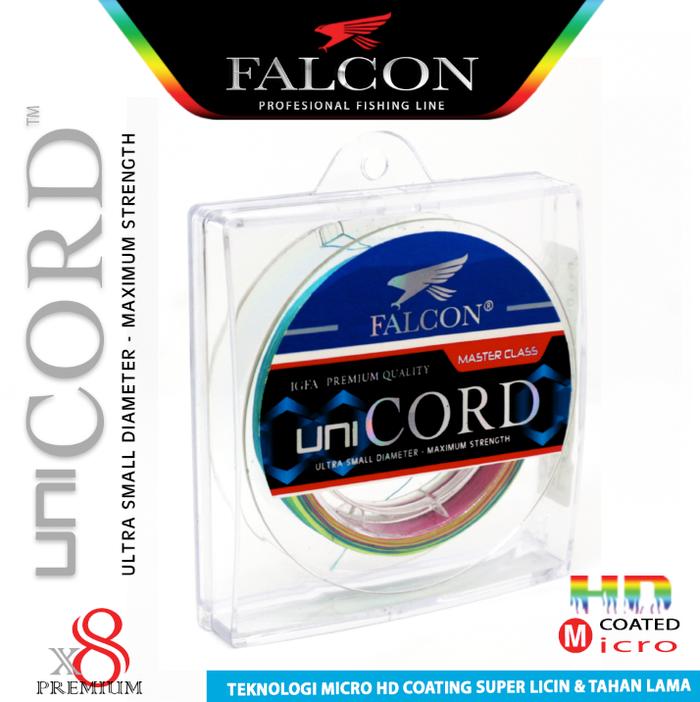 Gambar Senar Pancing PE X8 Falcon Uni Cord 500M MICRO PE Multi Color - PE 4.0 dari Falcon Indonesia_NEW undefined Tokopedia