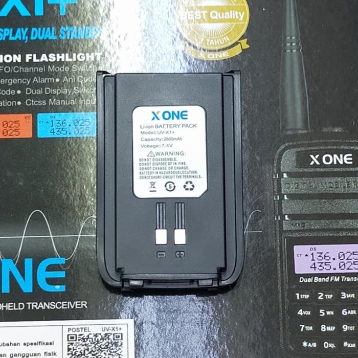 Gambar baterai ht xone uv x1+ universal spc sh20 baofeng dari pusat electronic no1 undefined Tokopedia