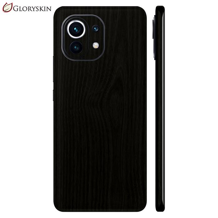 Gambar GlorySkin - Skin Protector for Xiaomi Mi 11 - 3M Wood Textures - Hitam, 360 dari Kiseki Skin undefined Tokopedia