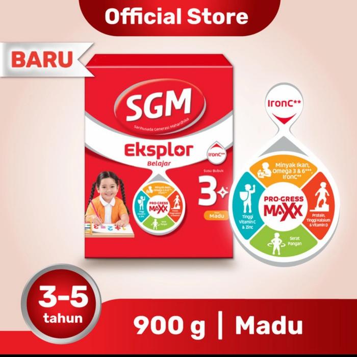 Gambar sgm eksplor 3 plus susu pertumbuhan 900g Rasa Madu dari jaya hoki susu undefined Tokopedia