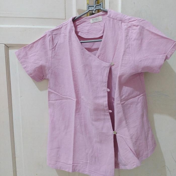 Gambar atasan wanita lengan pendek Beatrice clothing dari kla-nge-nan undefined Tokopedia