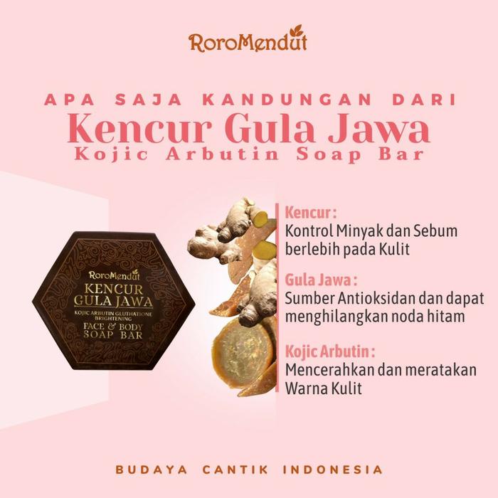 Gambar sopa bar kojid arbutin asam charcoal / kencur / belerang roro mendut - kencur dari dlove beauty undefined Tokopedia