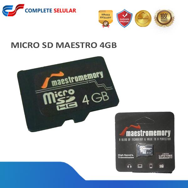 Gambar Micro SD Maestro - Bergaransi 4G 8GB - 4 gb dari CompleteSelularID undefined Tokopedia