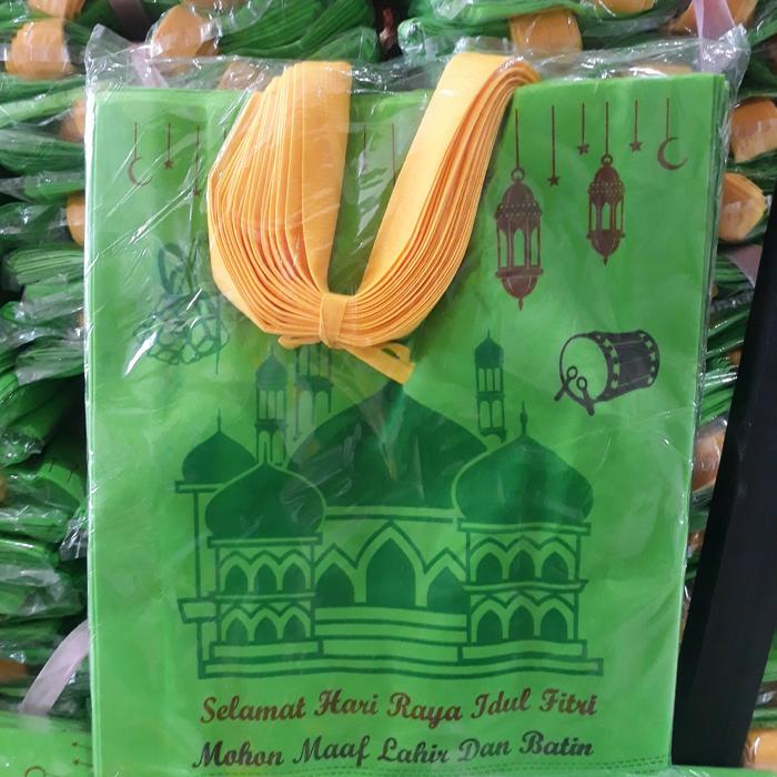 Gambar Spoundbound HLS 38x45 / Handle Lipat samping Idul Fitri Lebaran - Hijau dari AllAbout Packaging undefined Tokopedia
