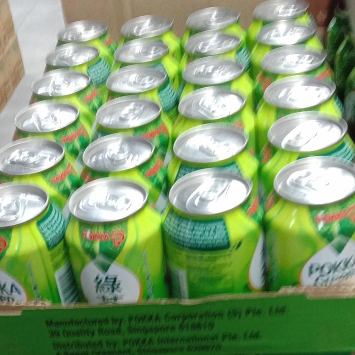 Gambar Pokka green tea can 300 ml isi 24/minuman kaleng dari Classys Store undefined Tokopedia