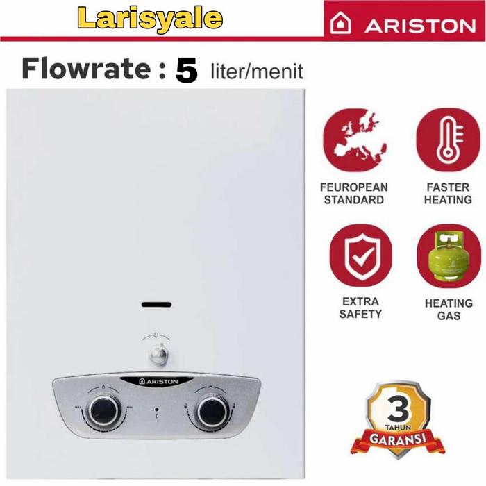 Jual Pemanas Air Gas Cepat/Gas Instan Water Heater Ariston Fast R Murah -  Jakarta Barat - Larisyale | Tokopedia