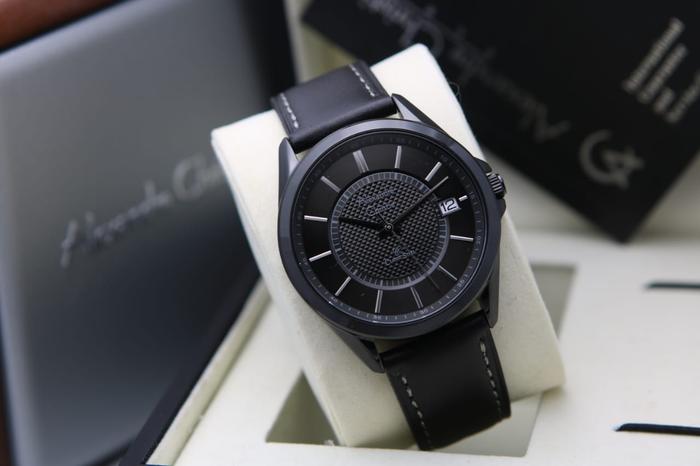Gambar [ ORIGINAL ] Jam Tangan Pria / Cowok Alexandre Christie 8649 AC 8649 - FULL BLACK dari TOKOJAMKU_NEW undefined Tokopedia