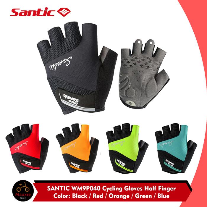 SANTIC Sarung Tangan Sepeda Gowes Pria 