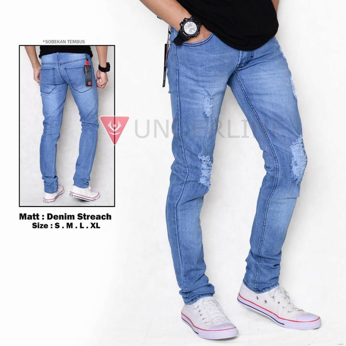 Gambar Celana pensil pria jeans jumbo celana jeans panjang pria distro - no 9, 34 dari Bintang_Store_ undefined Tokopedia
