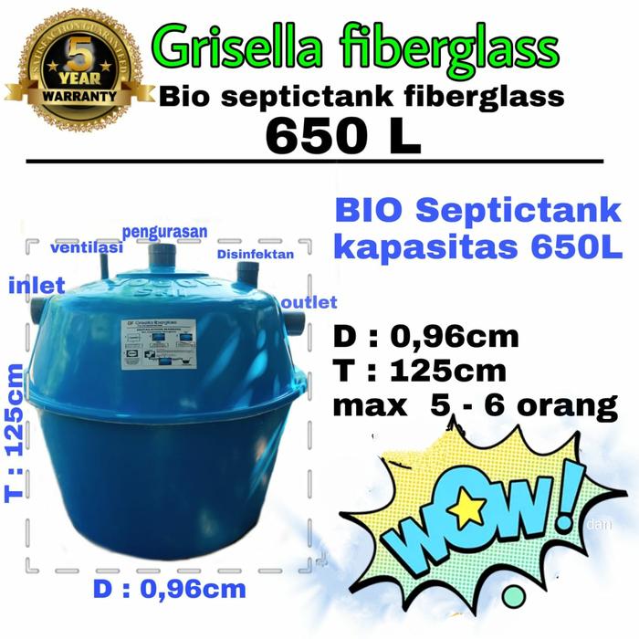 Gambar Bioseptictank Gresella 650 Liter, aman dan ramah lingkungan. dari Nirwana Bahan Bangunan undefined Tokopedia