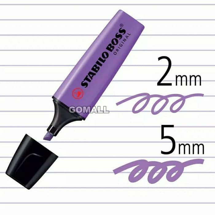 Gambar Stabilo Boss Highlighter Original - Ungu dari gomall.id undefined Tokopedia