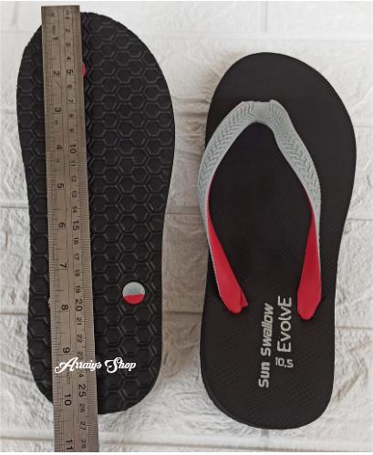 Gambar Sun Swallow Sandal Jepit Size Besar EVOLVE Pria Wanita Cowok Cewek - Black EVO 10,5 dari Arraiys undefined Tokopedia