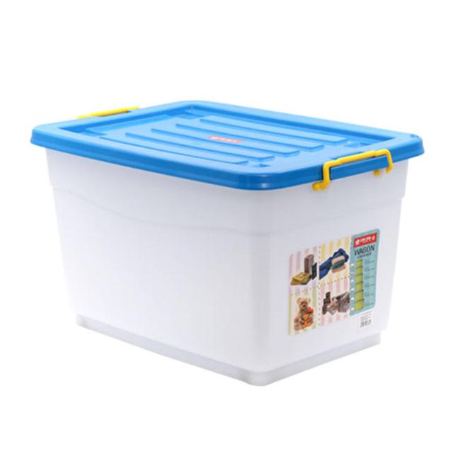 Gambar LION STAR Wagon Container 40 ltr VC 10 Storage Box Kotak Kontainer - Biru, 30L dari SoniaShop.Tokopedia undefined Tokopedia