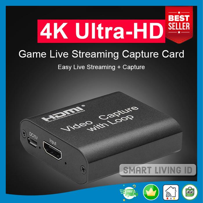 Jual HDMI Video Capture Card Adapter Record Box for Gaming Game