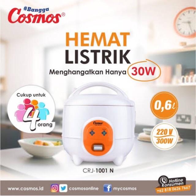 Gambar COSMOS CRJ-1001 MagicCom / Rice Cooker - Putih Orange dari Toko Lembayung Online undefined Tokopedia
