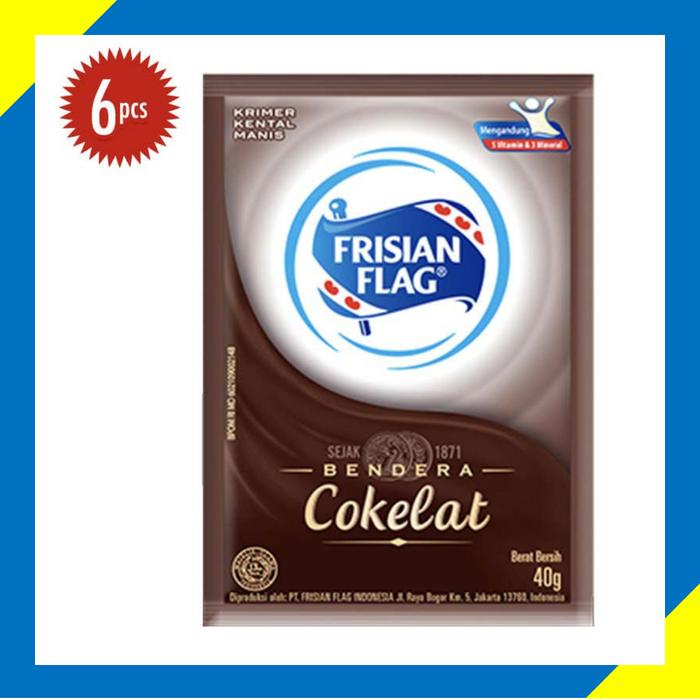 Gambar Susu Kental Manis Cokelat Bendera 40 gram isi 6 Pcs dari Onestoreeapalembang undefined Tokopedia