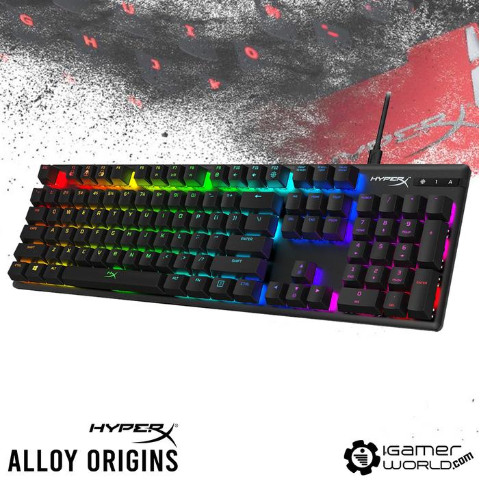 Gambar HyperX Alloy Origins Mechanical Gaming Keyboard - AQUA - TACTILE dari Igamerworld Store_NEW undefined Tokopedia