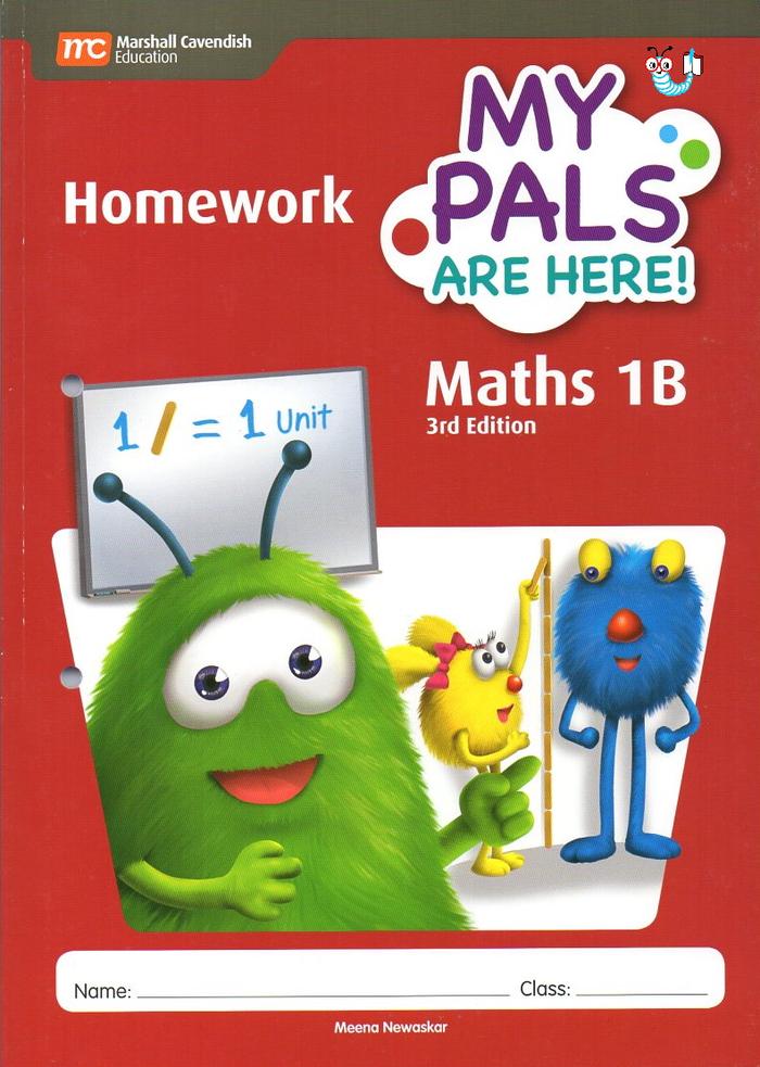 Gambar My Pals Are Here Maths Homework 1A - 1B - Homework 1B dari Little Bookworm Shop undefined Tokopedia