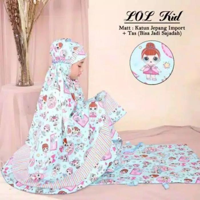 Gambar mukenah anak perempuan mukena termurah - Biru, S dari bettzstore undefined Tokopedia