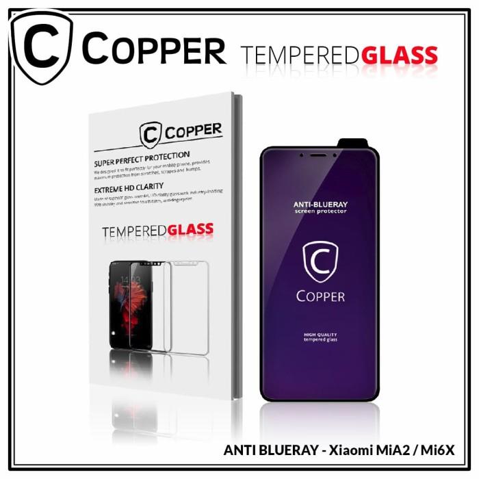 Gambar Xiaomi Mi A2 / Mi 6X - COPPER Tempered Glass ANTI-BLUERAY (Full Glue) - List Black dari Copper.Medan undefined Tokopedia
