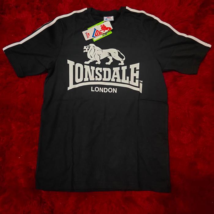 Lonsdale Dale T-Shirt Für Männer: Streetwear Mit Großem Rückenprint, Baumwolle, Schwarz – Lässiges Basic Mit Statement