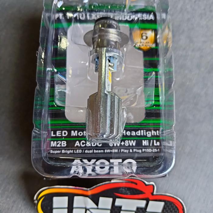 Gambar Dop Lampu Depan 8 LED tyto - ayoto H6 M2B motor bebek dan matic AC & D dari Inti Motor Ponorogo undefined Tokopedia