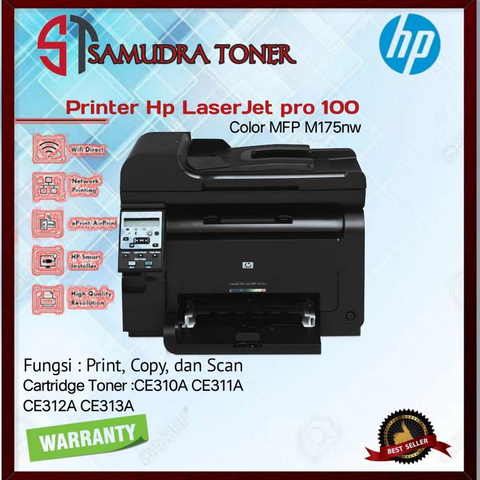 Jual Printer HP Laserjet Pro 100 color MFP M175nw bergaransi - Jakarta  Pusat - samudra toner | Tokopedia