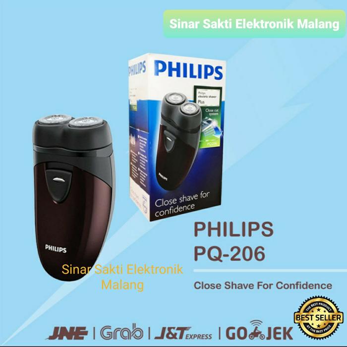 Gambar Shaver Philips Alat cukur / Pencukur Kumis Jenggot Elektrik PQ206 dari Sinar Sakti Elektronik Malang undefined Tokopedia