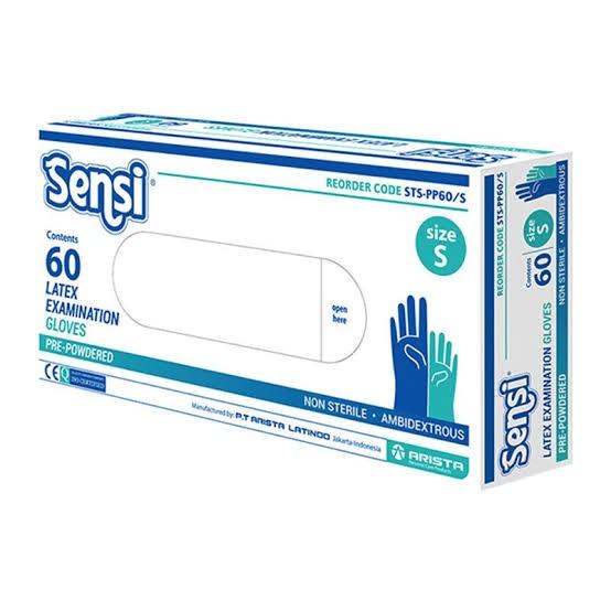 Gambar Sensi Latex Examination Gloves PF-60 - S|M|L - CREAM, LATEX S60 dari JCC OnlineShop undefined Tokopedia