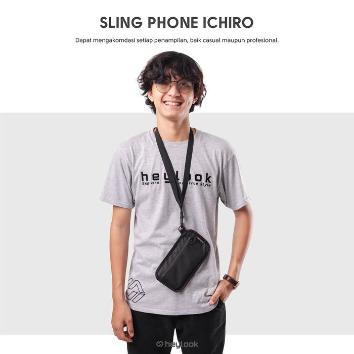 Gambar Tas Kalung Hp Selempang Gantung Leher Hanging Wallet Tempat Kartu ATM - ICHIRO dari GUDANG JAKET TAS undefined Tokopedia