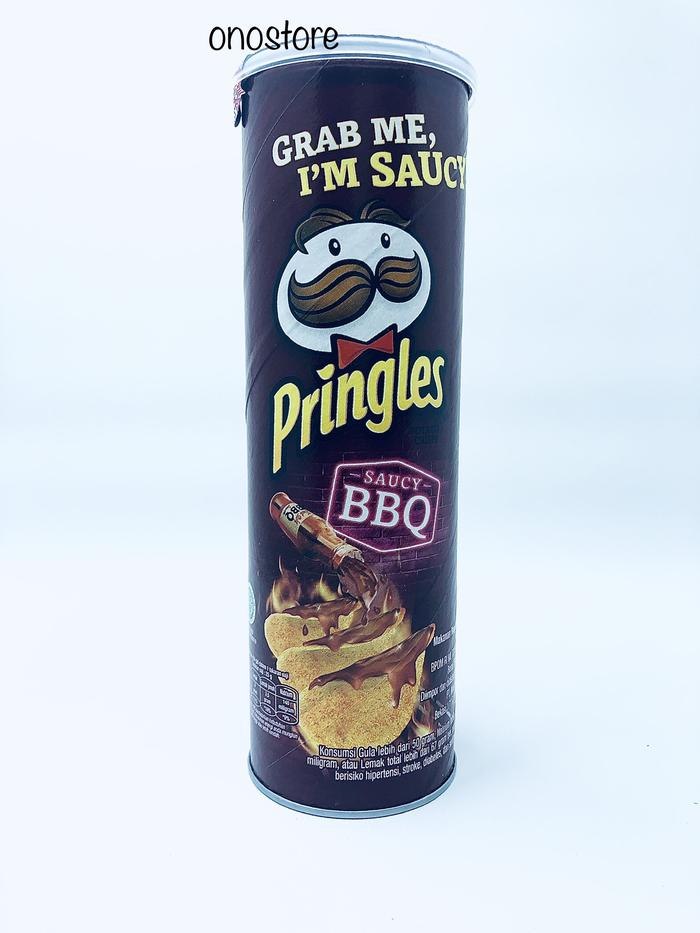 Gambar Pringles Potato Crispy 107 gram / 107 g / 107 - Saucy BBQ dari onostore20 undefined Tokopedia