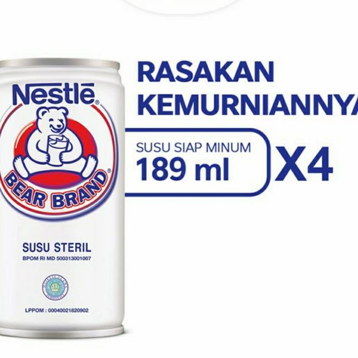 Gambar susu bear brand 189ml (4kaleng) dari Di Je undefined Tokopedia